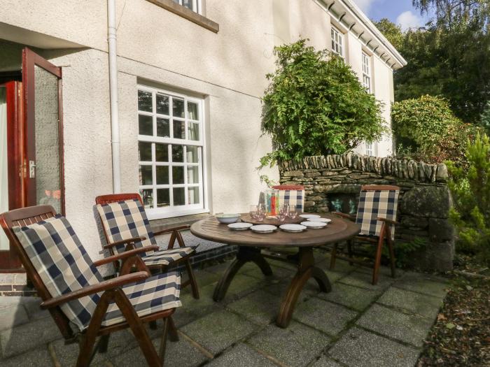 Levens Meadow, lovely, mid-terrace in Lakeside, Cumbria. Within Lake District National Park. Private