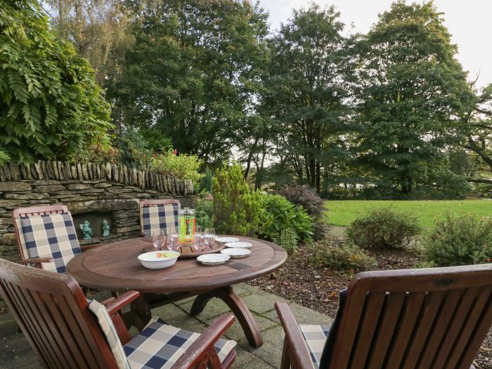 Levens Meadow, lovely, mid-terrace in Lakeside, Cumbria. Within Lake District National Park. Private