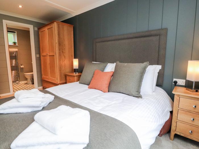 Lodge 1, in Long Preston, North Yorkshire. Two-bedroom, luxury lodge with on-site facilities. Rural.