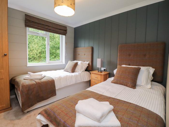 Lodge 1, in Long Preston, North Yorkshire. Two-bedroom, luxury lodge with on-site facilities. Rural.