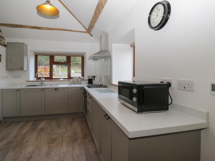 Keepers Barn is near Bromyard, Herefordshire. One-bedroom abode, ideal for a couple. Stylish. Garden