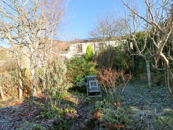 Hillside Holiday Cottage, Pentre, Rhondda Cynon Taff, Wales. Woodburning stove. Near a National Park