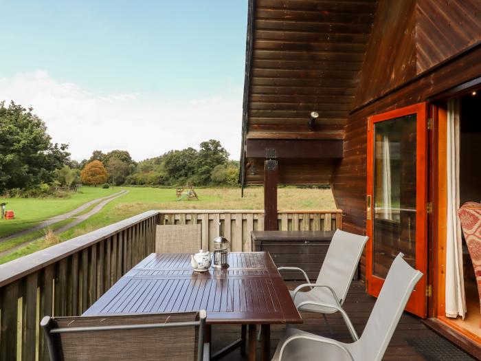 Trout River Lodge near Moretonhampstead, Devon. Detached lodge in a beautiful setting. Two bedrooms.