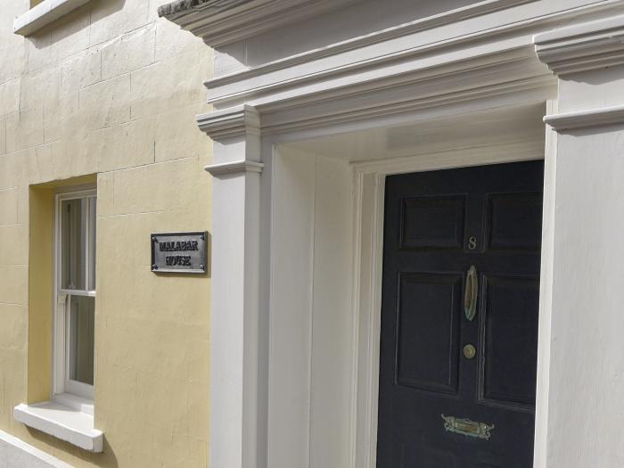 Malabar House is in Lyme Regis, Dorset. Four-bedroom, Grade II listed home, near beach and amenities