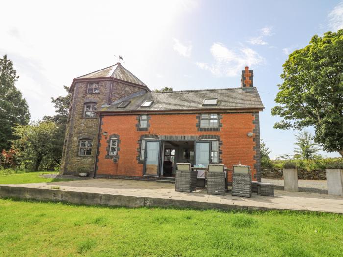 Nanthir nearby Rhayader, Powys. Set in spacious grounds. Over three floors. Five bedrooms & hot tub.