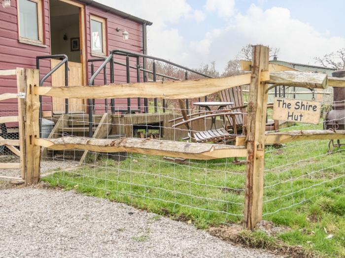 The Shire Hut is near St Asaph, Denbighshire. One-bedroom hut, ideal for couples. Countryside views.