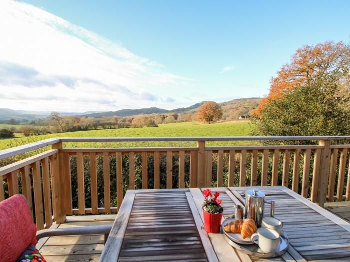 The Danish House, Hyssington, Powys. Scandi-style home. Pet-friendly. Woodburning stove. Great views