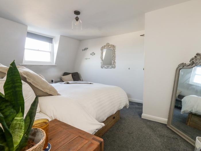 The Loft Weymouth, Weymouth, Dorset. Top-floor apartment with stunning sea views. Romantic. Coastal.