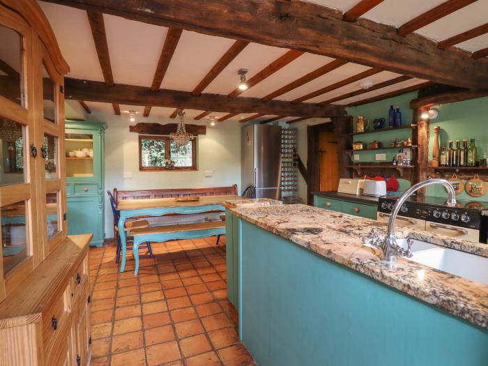 The Farm House near Beguildy, Powys. Two-bedroom, characterful abode in rural setting. Pet-friendly.