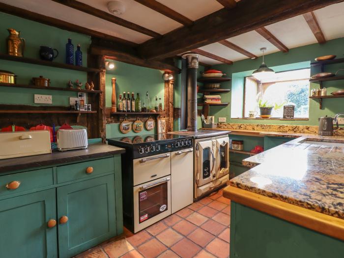 The Farm House near Beguildy, Powys. Two-bedroom, characterful abode in rural setting. Pet-friendly.