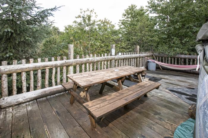 Treehouse Yurt, Beguildy