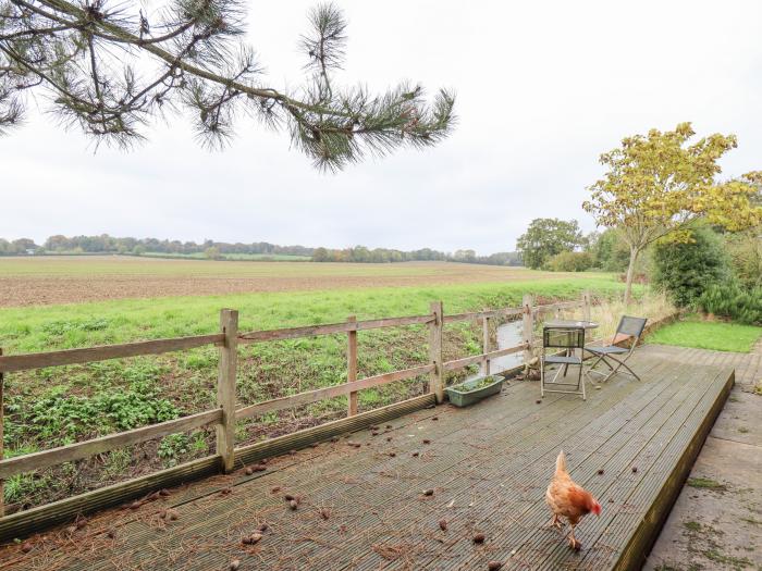 Ratty's Retreat, Candlesby near Partney, Lincolnshire. Countryside views. Near AONB. Pets. WiFi. TV.