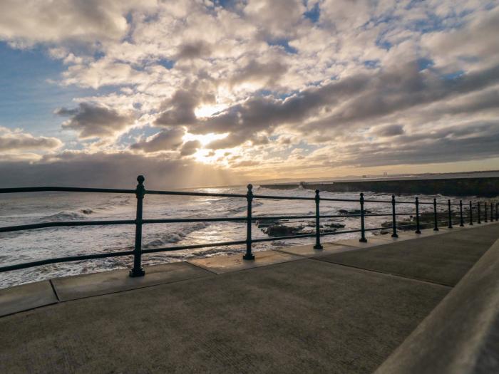 No.20 The Headland, Hartlepool, Durham. Near amenities and beach. Sea views. Games room. Pool table.