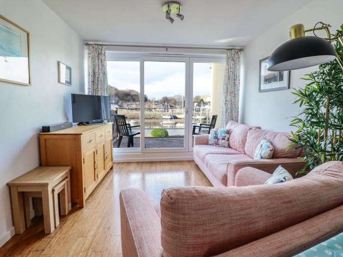 71D South Snowdon Wharf, Porthmadog, Gwynedd. Harbour, mountain and railway views. Off-road parking.