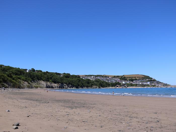 Hafan Taffy (Number 32), near Llanarth, Ceredigion. Pet-friendly lodge near the beach and amenities.