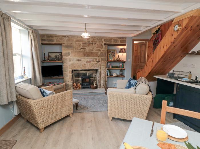 Rose Lea, Staithes, North Yorkshire. Fisherman's Cottage. 200 years old. Electric fire. Pet-friendly