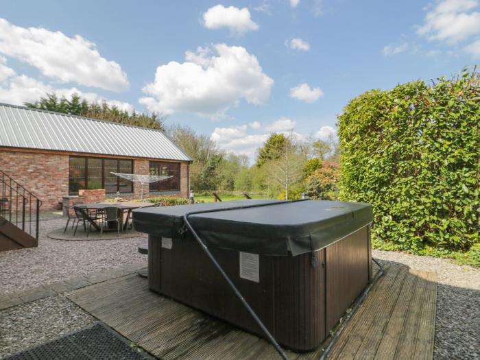 Home Farm on Llanerch Hall Estate, near St Asaph in Denbighshire. Detached. Hot tub. Gym. Games room