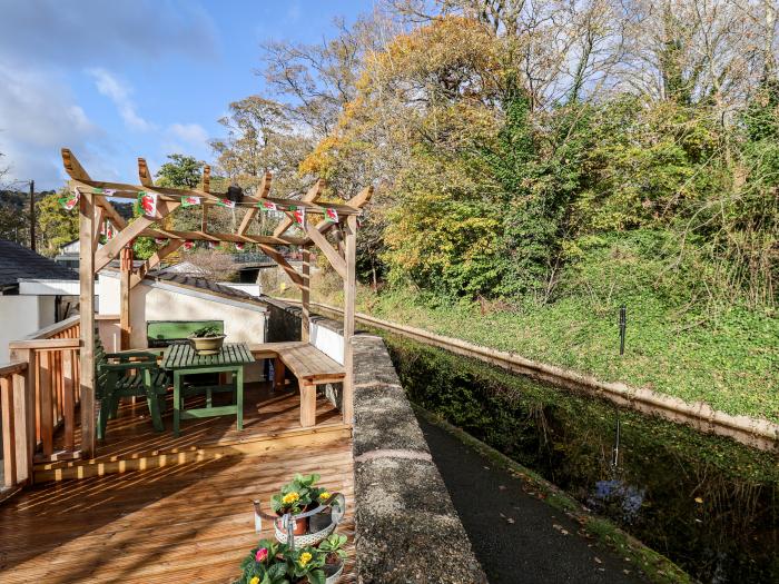 Wharf Cottage, in Llangollen, Denbighshire, North Wales. Close to amenities and River Dee. Grade-II