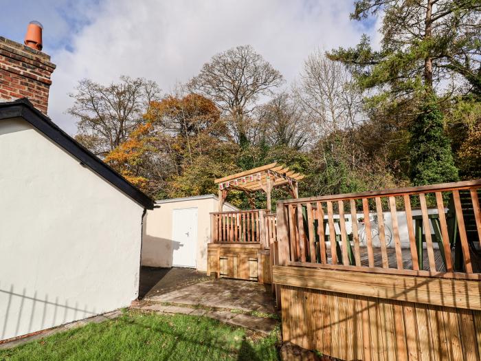 Wharf Cottage, in Llangollen, Denbighshire, North Wales. Close to amenities and River Dee. Grade-II