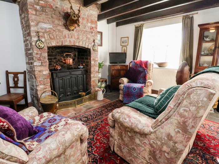 Wharf Cottage, in Llangollen, Denbighshire, North Wales. Close to amenities and River Dee. Grade-II