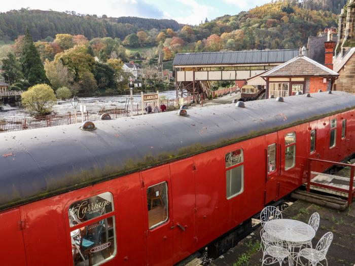 Wharf Cottage, in Llangollen, Denbighshire, North Wales. Close to amenities and River Dee. Grade-II