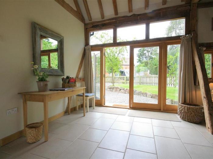 Whites Farm Barn, in Ledbury, Herefordshire. Near AONB. Three-bed barn conversion with garden. Rural