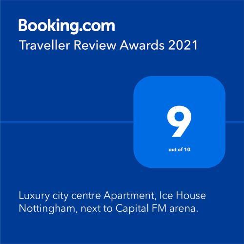 Luxury city centre Apartment with Smart TV and Netflix, Ice House, next to Capital FM arena Nottingham