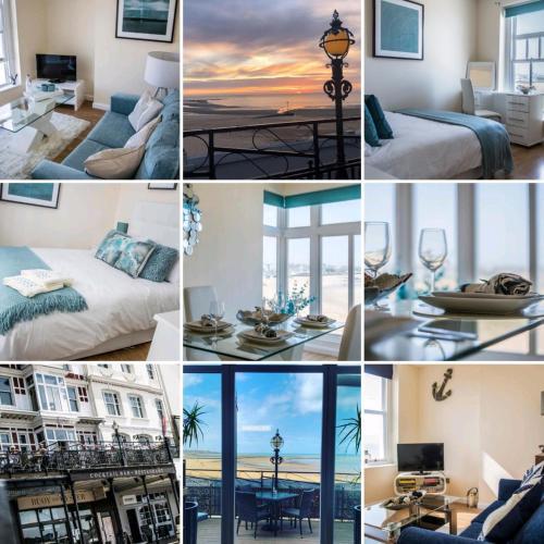 Beachfront sea-view apartments, peaceful & tranquil coastal escape, central location, 1 minute to the beach, uninterrupted sunset views, managed by Buoy and Oyster, Margate, Kent