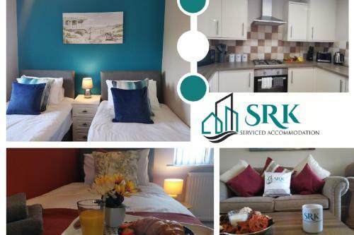 3 Bedrooms, Sleeps 7 people by Srk Serviced Accommodation - Peterborough, Peterborough, Cambridgeshire